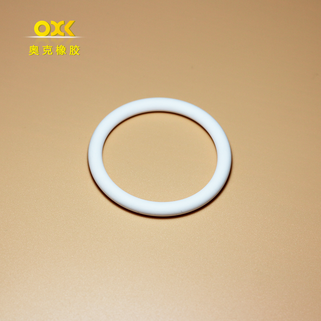 White fluorine rubber O-ring 2